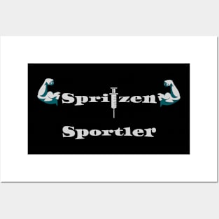 Spritzen Sportler Posters and Art